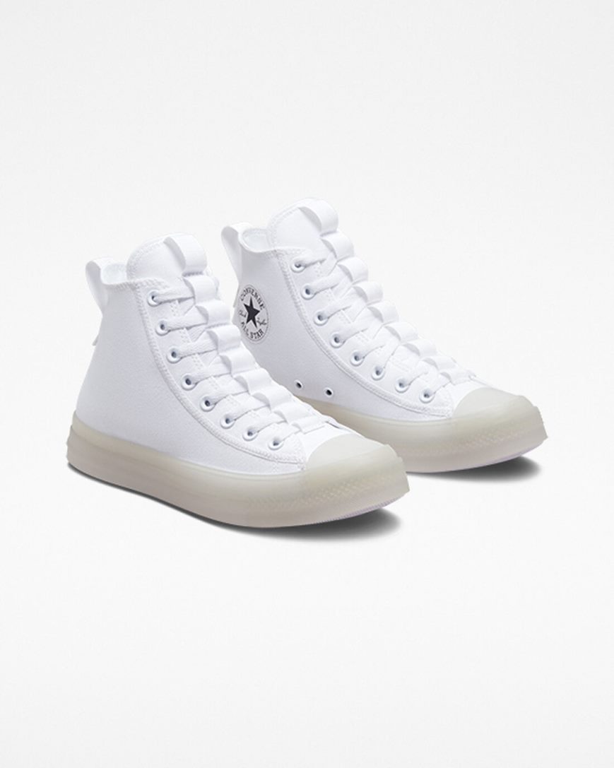 Tenisky Vysoke Converse Chuck Taylor All Star CX Explore Damske Biele Čierne | SK RFXIS3